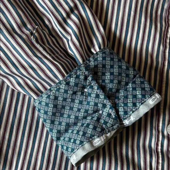 Cinch Womens Striped Button Down Shirt. Sz Small - Picture 4 of 7